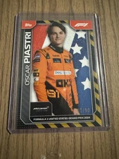 Oscar Piastri Topps Card F1 Exclusive US Grand Prix COTA Austin /50 Serial