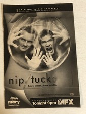 Nip Tuck Tv Guide Vintage Print Ad Dylan Walsh Julian McMahon Tpa14