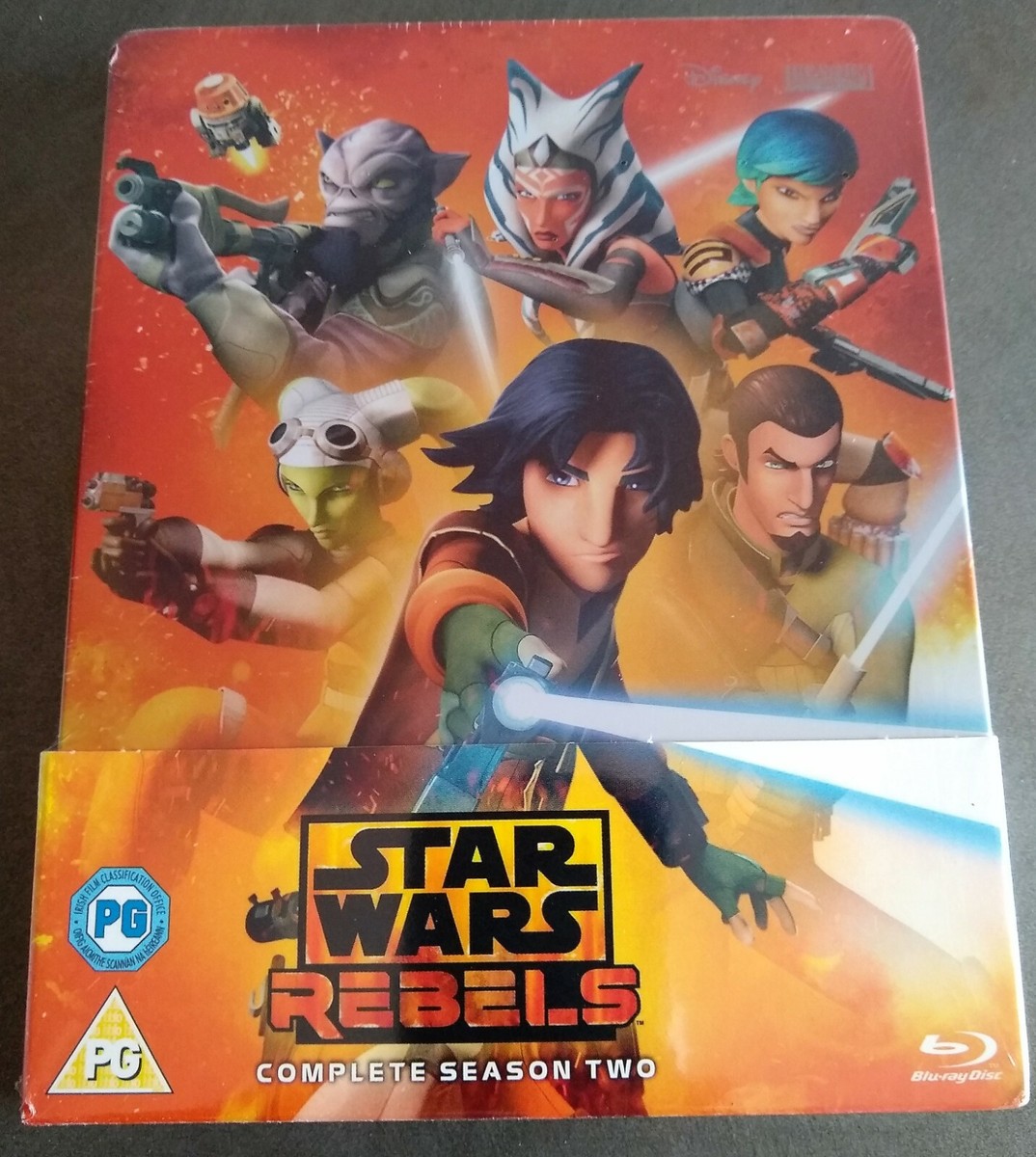 STAR WARS REBELS Complete Season Two 2 Blu-Ray Zavvi Limited