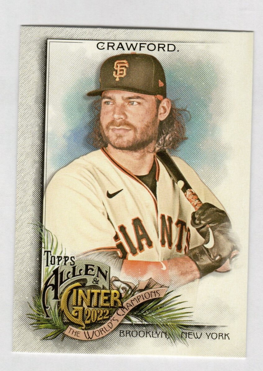 Brandon Crawford #52 2022 Topps Allen & Ginter Baseball Mini Stained Glass