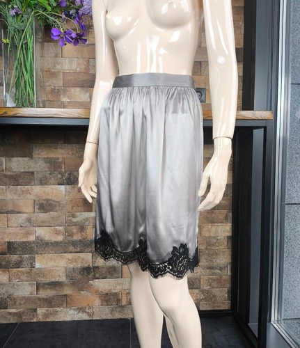 Dolce & Gabbana Authentic Vintage Silk Satin Lace Skirt Unworn 42 IT - 第 1/18 張圖片