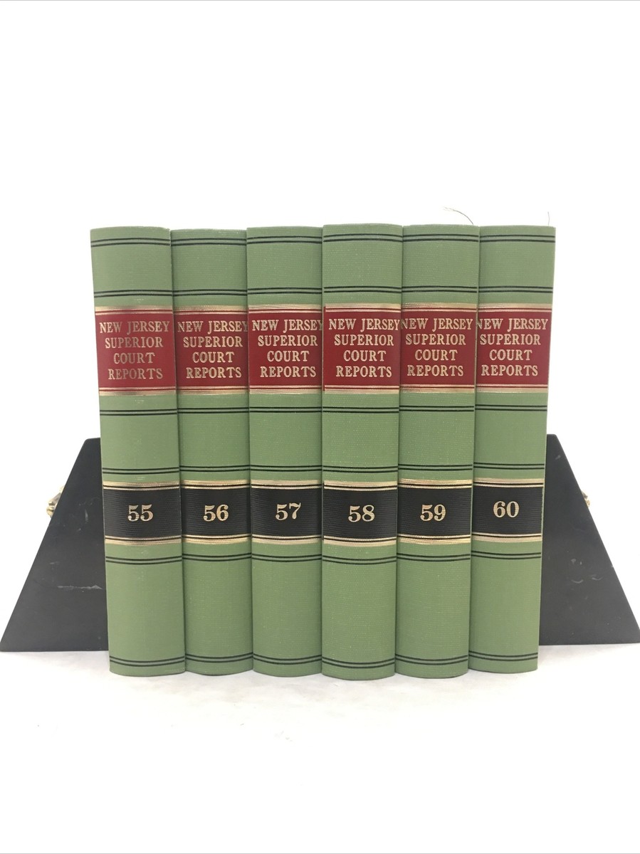 New Jersey Superior Court Reports Volume 55-60 Law Books (1959