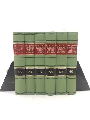 Please Obey The Law.様 スカット360 本液 55本セット New Jersey Superior Court Reports Volume 55-60 Law Books (1959