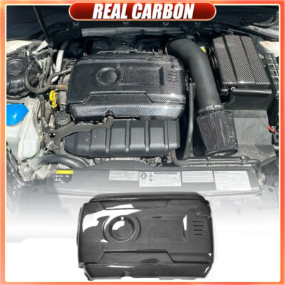 For VW GOLF 7 MK7 GTI R 2014-17 Carbon Fiber Front Engine Hood Cover ...