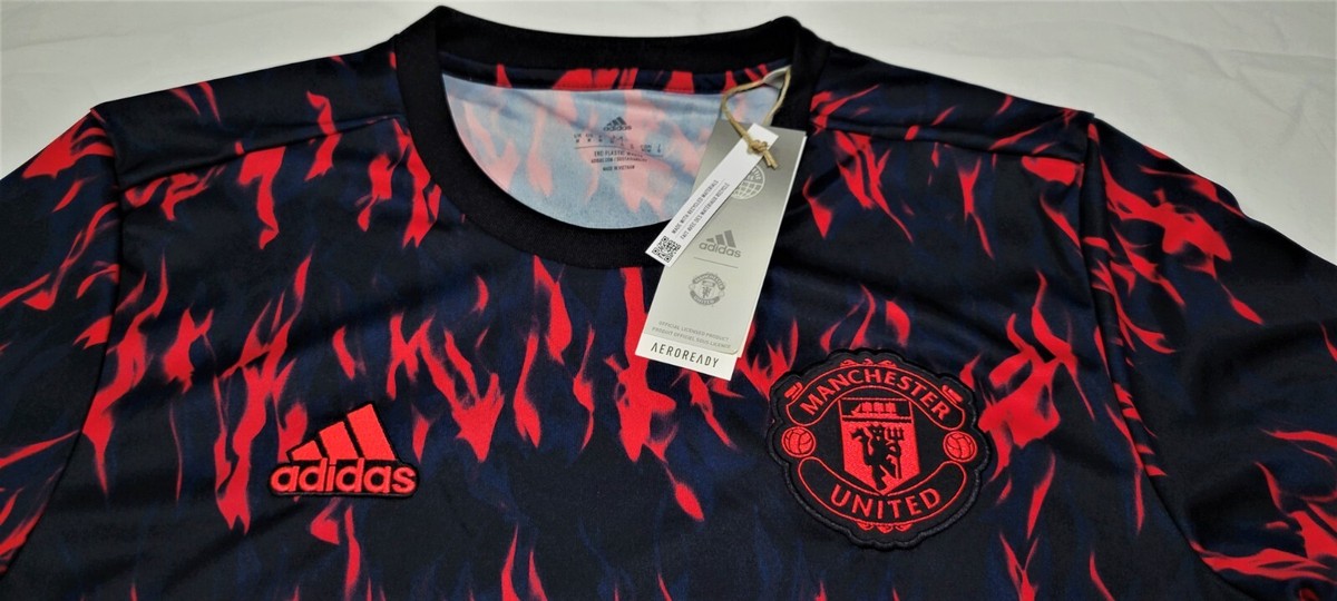 Adidas Mens Manchester United Pre-Match Jersey H63947-230
