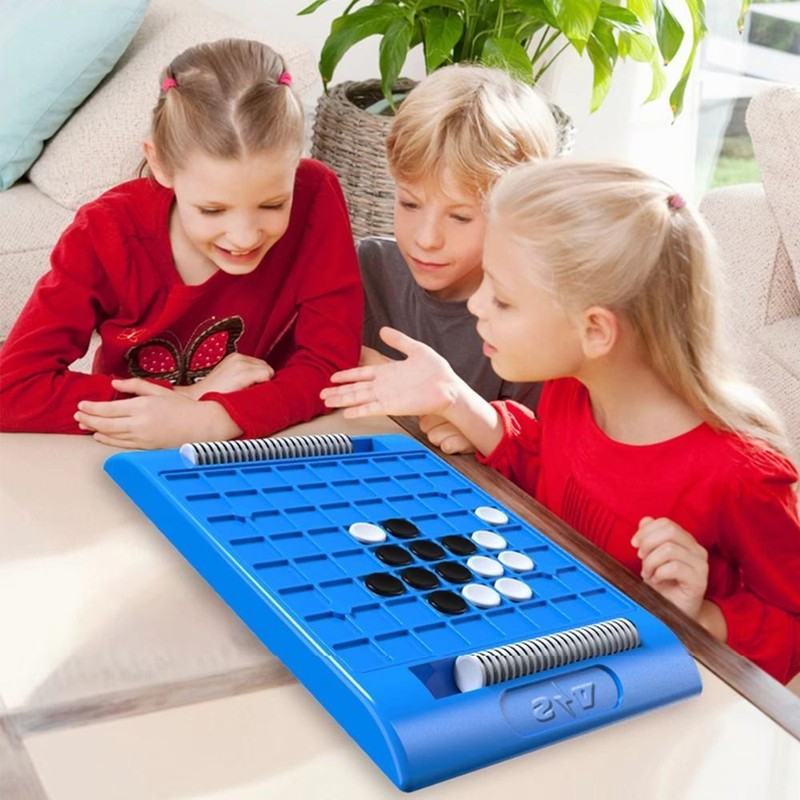 Reversi Strategy Board Game Educational Toy Tabletop Game Travel Portable