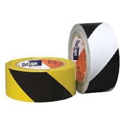 50mm 33m Heavy Duty High Visibility Floor Lane Marking Hazard Warning Tape