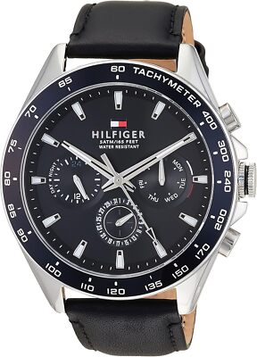 Tommy Hilfiger Watch OWEN 1791964 Black Dial Quartz Men's Black | eBay