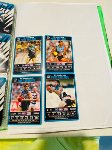 Mix 2008 AFL Teamcoach - Gold & Silver and regular cards with free Album - Picture 19 of 20