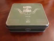 SCATOLA IN LATTA  - GAMBA DI FERRO NAILON- ANNO SANTO 1950- VINTAGE