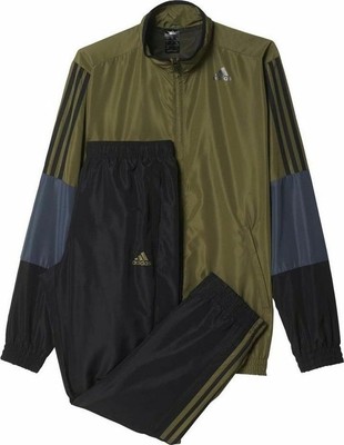 olive green adidas sweat suit