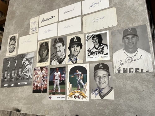 California/Los Angeles Angels (21) photos/index cards most signed Bob Grich - Picture 9 of 10
