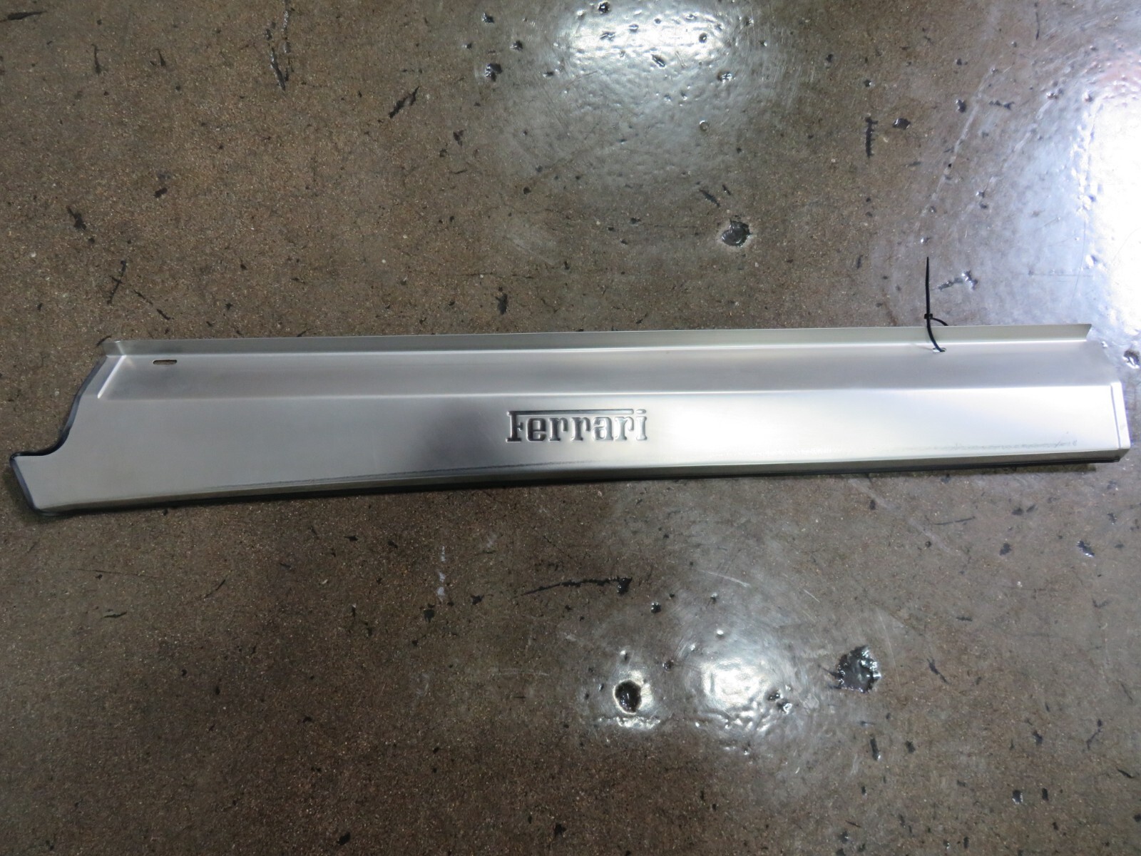 Ferrari F430, Spider, Coupe, LH, Stainless Door Step Plate, Used, P/N 68146600
