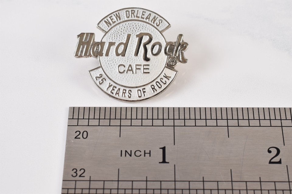 Vintage Hard Rock Café Lapel/Hat Pin Pinback New Orleans LA 25th