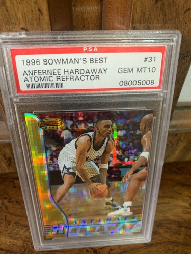 Anfernee Hardaway [Atomic Refractor] #31 1996 Bowman's Best card