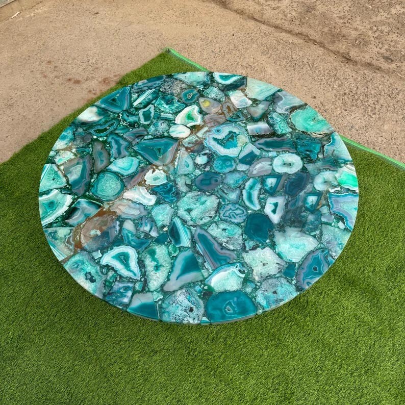 Agate Table, Agate Console Table, Agate Countertop/Side Table/ Agate Table Top
