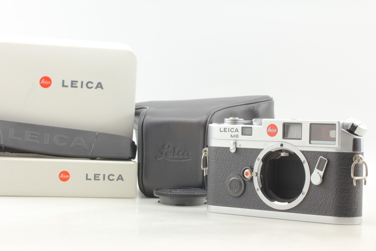 【美品】Leica ライカ M6 Non TTL 0.72 ボディ シルバー Top MINT w/ Box Case] Leica M6 Non-TTL 0.72 Silver Film