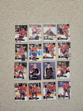 Lot of 16 Montreal Canadiens 1991 Pro Set Cards FREE SHIPPING IN CANADA NM