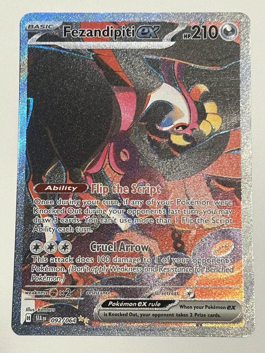 Pokemon TCG Fezandipiti ex 092/064 Special Illustration Rare