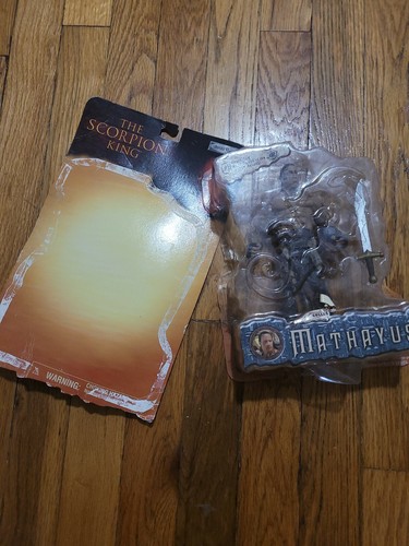 THE SCORPION KING MOVIE MATHAYUS ROCK ACTION FIGURE JAKKS broken box - Picture 2 of 5