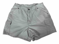 Vintage Riders By Lee Khaki Cargo Shorts 90s Y2K High Rise Mom 12 M 30 S4W