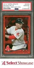 2014 TOPPS UPDATE RED HOT FOIL #US26 MOOKIE BETTS RC BATTING 4SC ELITE PSA 10