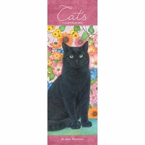 Cats By Anne Mortime Slim Calendar 2021 Cats By Anne Mortime Slim Calendar 2021