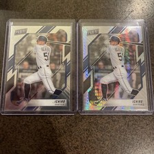 2021 Panini National VIP ICHIRO Hyper Prizm and Base Seattle Mariners