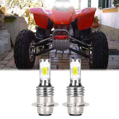 2 6000K Brite LED Headlight Bulbs For Honda TRX400EX Sportrax 2001-2005 A-3603BP
