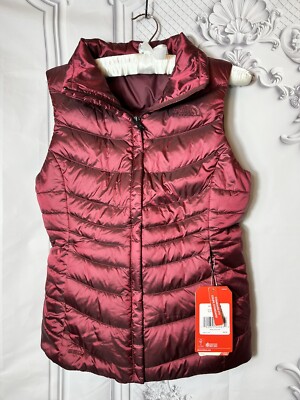 The North Face Women's Aconcagua Insulated Vest in Wild Ginger New