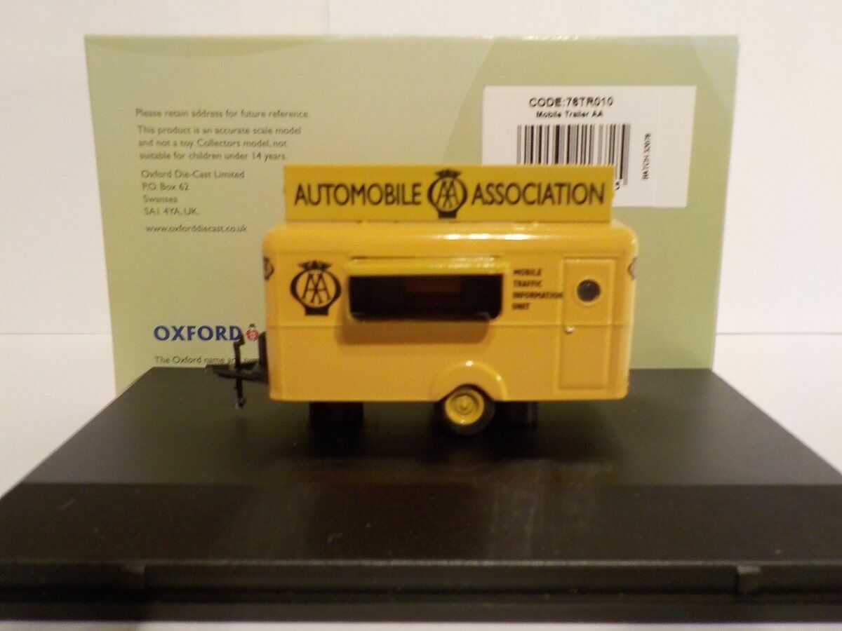 Mobile Trailer - AA  1/76 Scale Oxford Diecast  76TR010 New.
