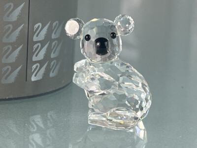 Swarovski Figur 014366 Koala Bär ( Groß ) Mutter 4,5 cm. Mit Ovp & Zertifikat.