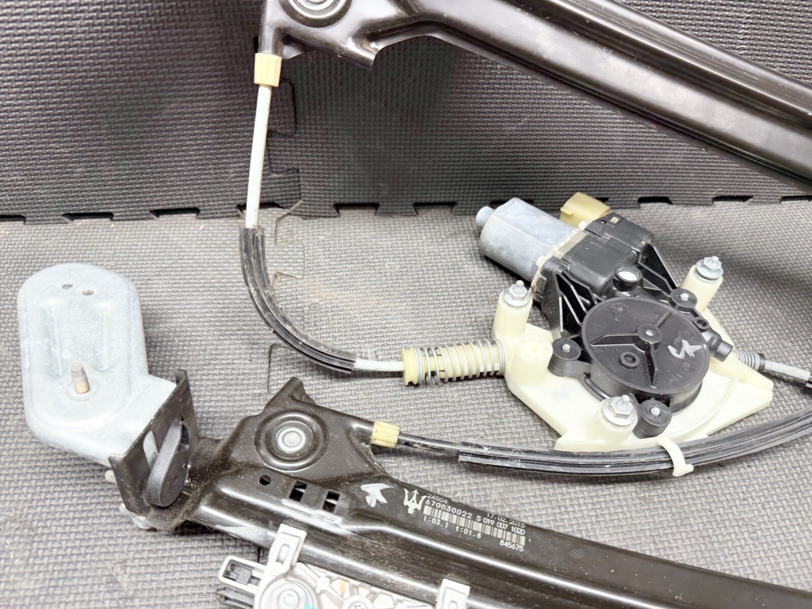 ⭐️2014 - 2017 MASERATI GHIBLI RH REAR RIGHT DOOR WINDOW REGULATOR 670030022 OEM