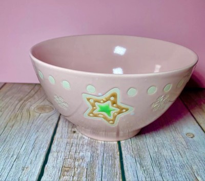 Spectrum Desigz Candy Coated Ceramic Holiday Bowl Pink, Set Of 2