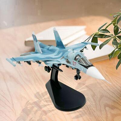 1:100 SU35 Flugzeugmodell Simulation Ornament Flugzeug für