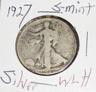 Silver 1927 s San Francisco Mint Silver Walking Liberty Half Dollar 1/2 WLH