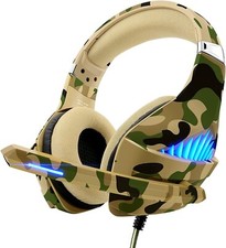 Wired Gaming Headset with Mic Headphone for PS4 PS5 XBOX DELL HP Asus PC Laptop