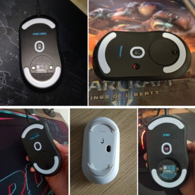 Professional Mouse Feet Sticker for logitech- G403 G603 G703 Glides Curve Edge