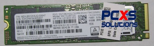SPS-SSD 512GB PCIe NVMe SED OPAL2 TLC.. - L25104-001 - Picture 2 of 2