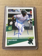 Signed 2024 Choice Rodolfo Nolasco Rookie Eugene Emeralds Autographed Giants