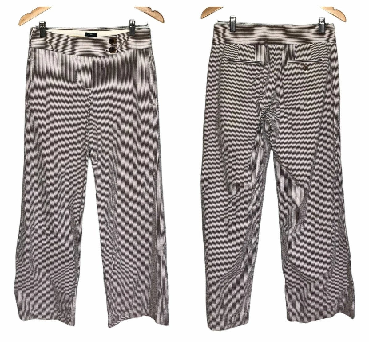J crew store striped pants