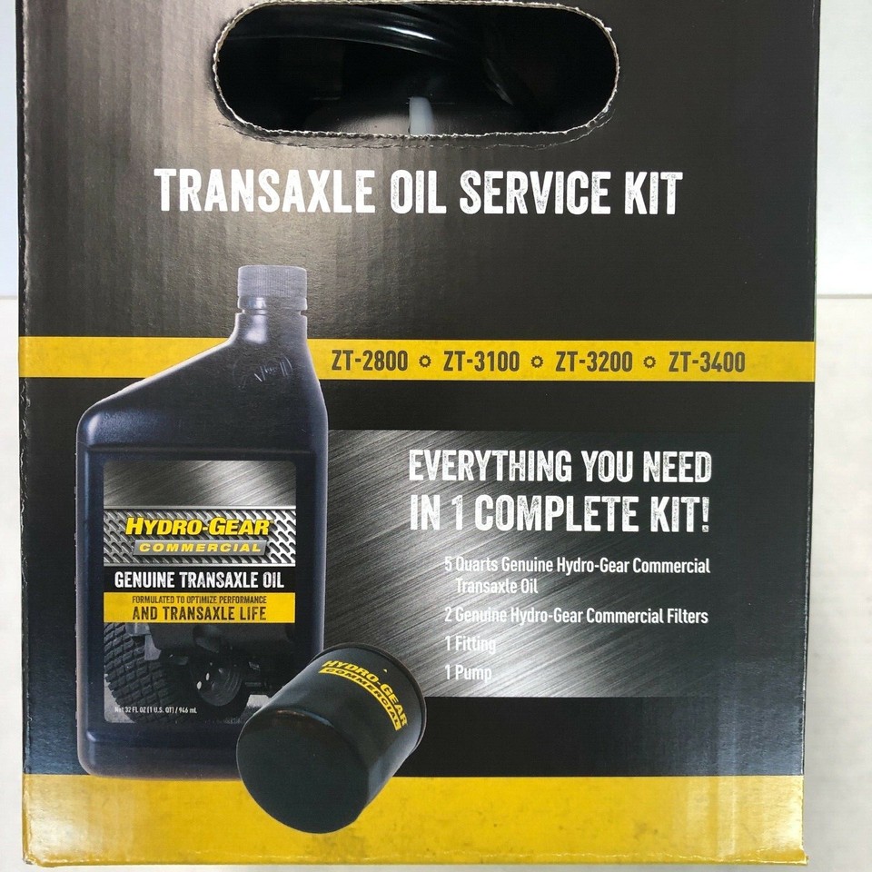HYDROGEAR TRANSAXLE OIL SERVICE KIT 72750 ZT2800,ZT3100, ZT3200 ,& ZT3400 eBay