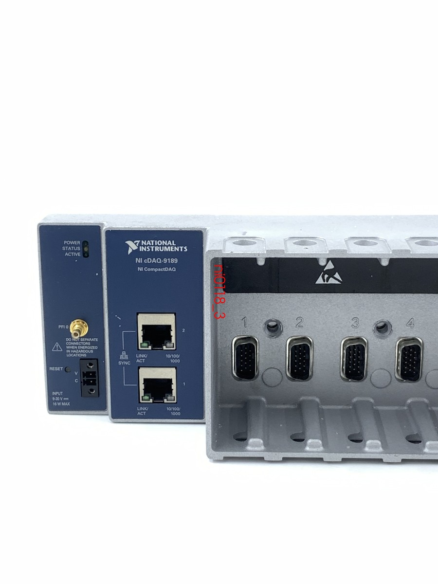 NI cDAQ-9189 785065-01 CompactDAQ Chassis C Series Controllers and