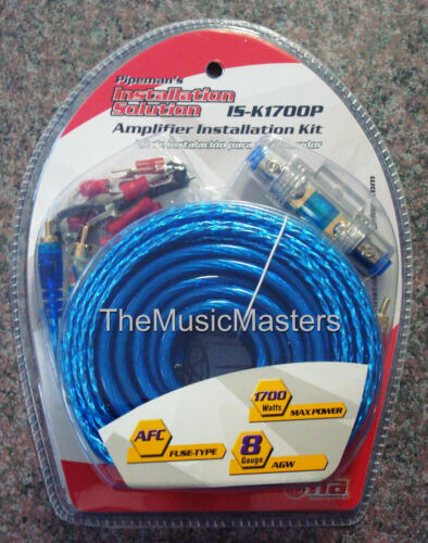 8 Gauge 1700 Watt Amplifier Installation Wiring Kit Car Power Amp Wire & Cables - 第 1/2 張圖片