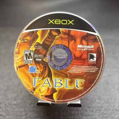 Microsoft Fable Xbox Role Playing Game, M Rated, Tested Disk Only NTSC-U/C, 2004