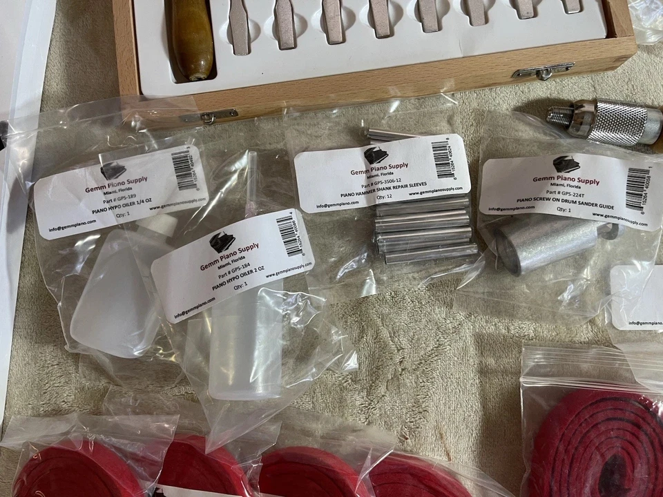 $1600+ meist neu Gemm Klavier Stimmzubehör Hebel Dämpfer Köpfe Spitzen Reparatur - Bild 3 von 4