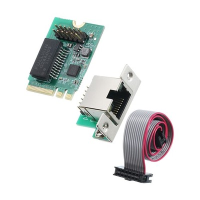 M.2 A+E Gigabit Network Card 8125B 1G Ethernet Port for Desktop, PC, Computer