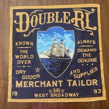 RRL Ralph Lauren Made in Japan Indigo Cotton Bandana-RARE