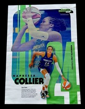 NAPHEESA COLLIER Poster WNBA MVP 2025 SI for Kids JAYDEN DANIELS Reverse Side