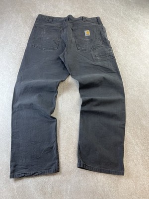 Carhartt Rigby Canvas Arbeitshose Herren 32x27 Gravel Gray Relaxed Fit 102517